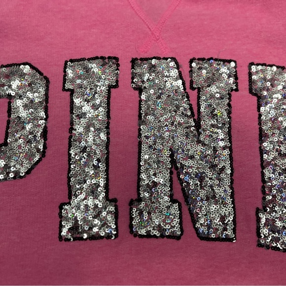 PINK Victoria's Secret Pink Sweatshirt with Floral Design - Picture 7 of 16